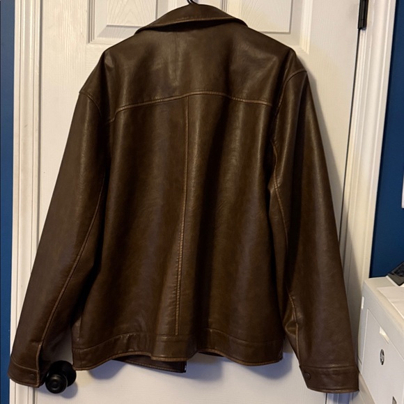 Levi's Men's Dark Brown Jacket. Faux leather. Polyester - Picture 2 of 2